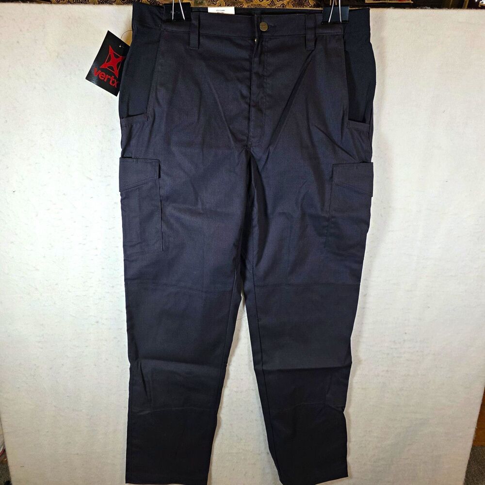 Vertx X1 CU2382 Tactical Cargo Twill Pants Navy Regular Fit Straight 36x34 NWT